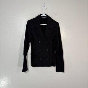 James Perse Jacket Womens Large Double Breasted Blazer Los Angeles Blazer
